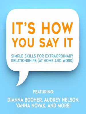 cover image of It's HOW You Say It!